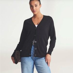 NAADAM Black Cardigan